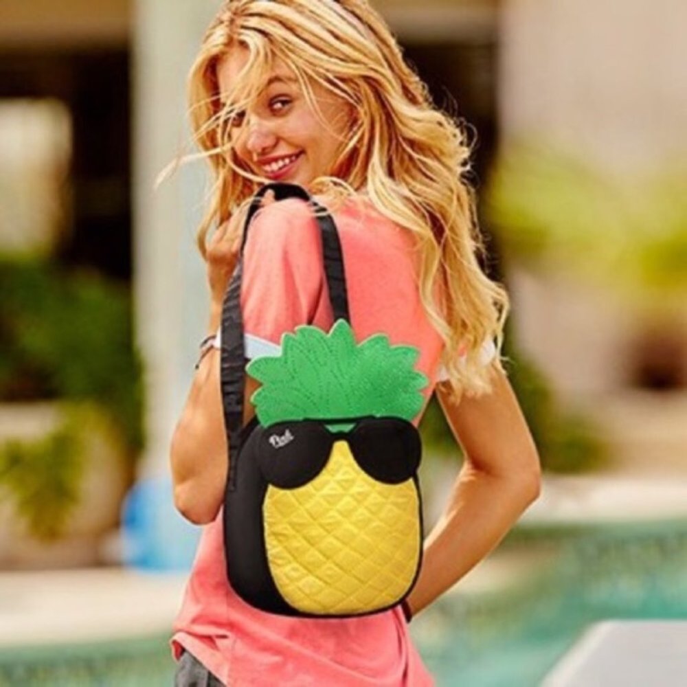 VS PINK Pineapple Insulated Cooler Bag